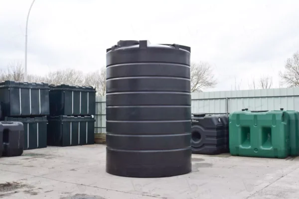 Citerne à eau aérienne ronde - 2 x 15000 litres - jumelées (Ø 2,40 m) 5