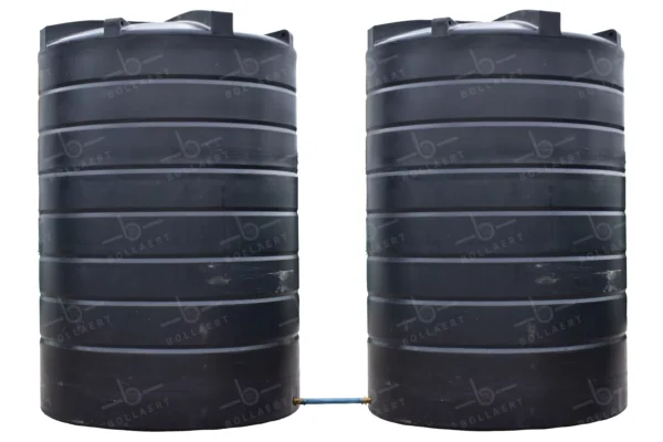 Citerne à eau aérienne ronde - 2 x 15000 litres - jumelées (Ø 2,40 m) 7