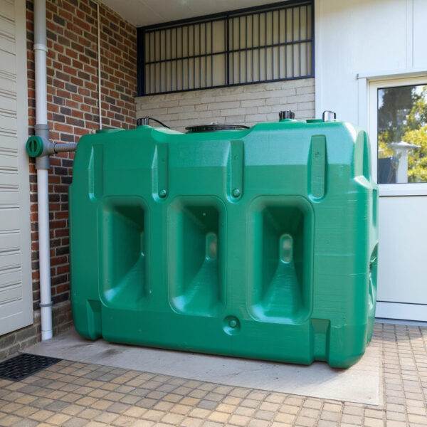 Citerne à eau de pluie 3000L _ Tant à l’extérieur qu’à l’intérieur