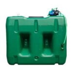 Citerne à eau de pluie rectangulaire aérienne - Avec pompe - 2000 litres