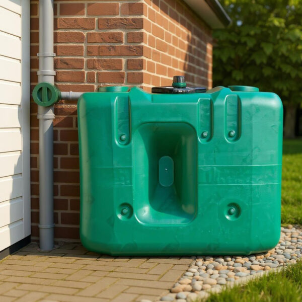 Citerne eau de pluie rectangulaire aérienne 1500L _ Durable