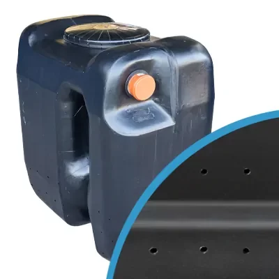 Puits d'infiltration rectangulaire à enterrer en plastique de 1000 litres Puits d'infiltration 1000 litres