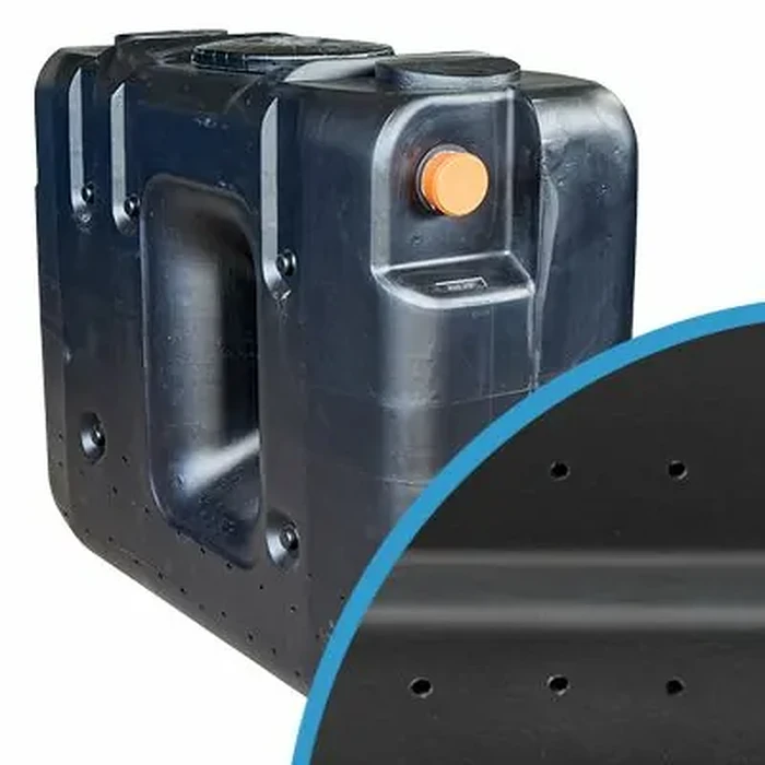 Puits d'infiltration rectangulaire à enterrer en plastique de 1500 litres