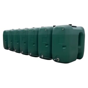 6 citernes eau de pluie 1000L jumelees