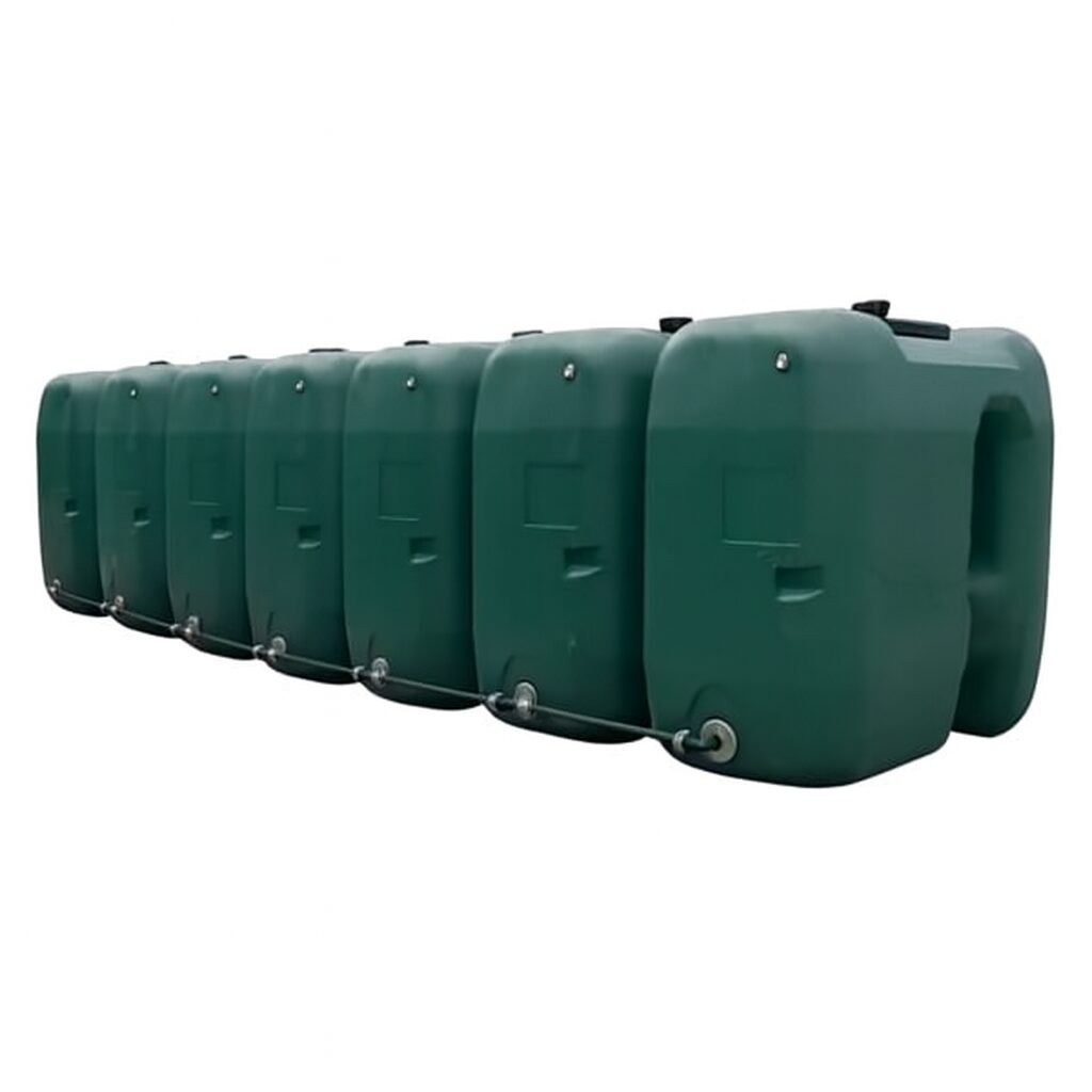 6 citernes eau de pluie 1000L jumelees