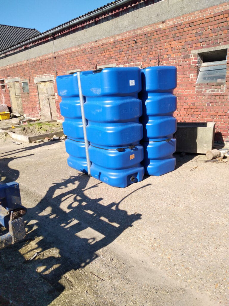 Citernes extérieures de 2400 litres près de Durbuy
