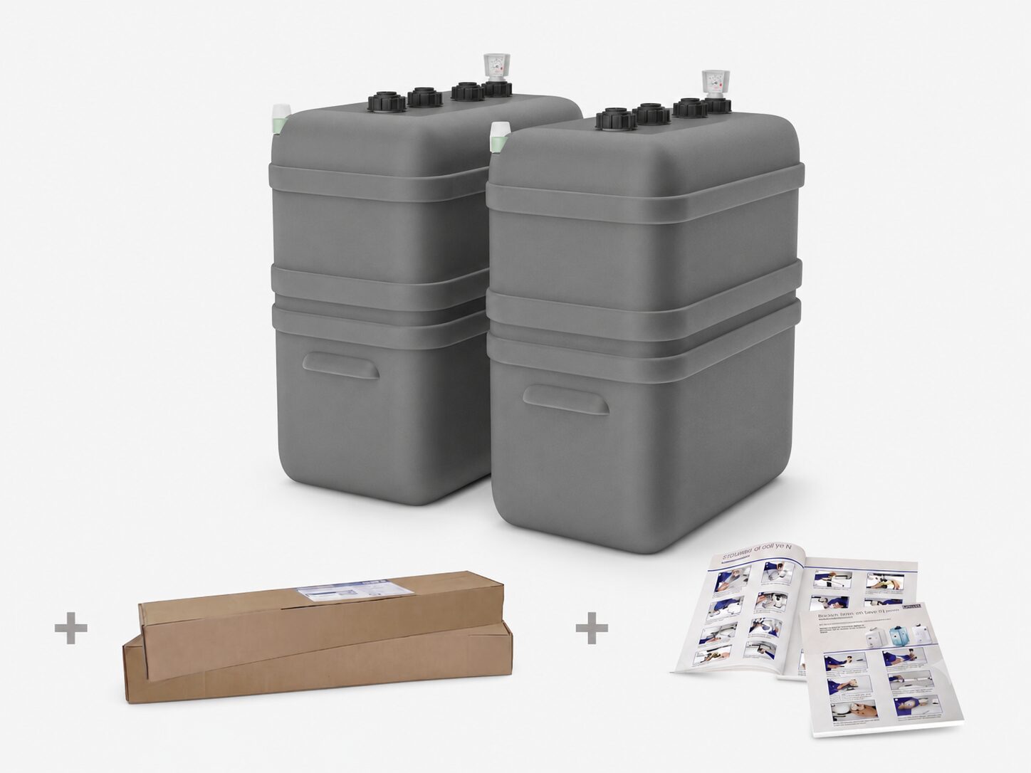 Kit de jumelage et manuel pour cuves à mazout jumelées