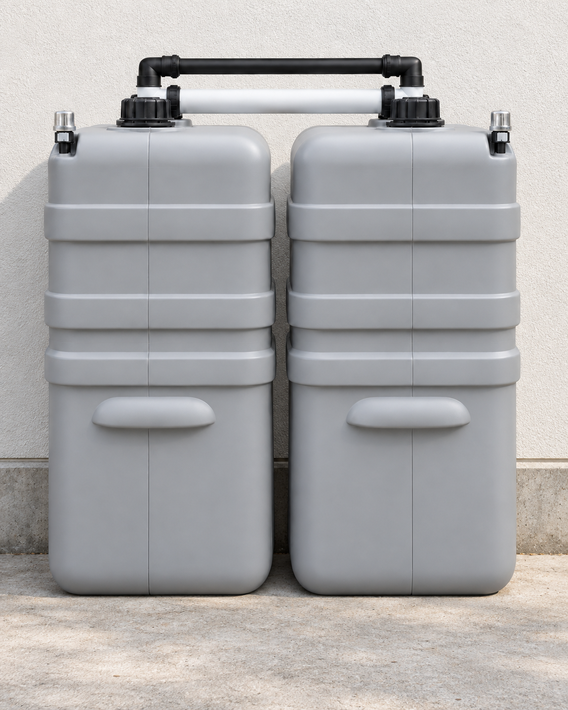 Kit de jumelage et manuel pour cuves à mazout jumelées